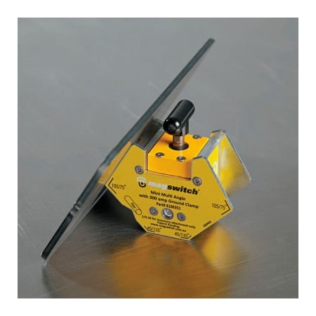 Ors Nasco Mini Multi-Angle Welding Magnet w/Grounding - 150 Lbs. 474-8100351